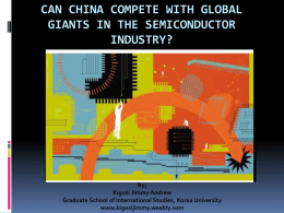 A GREAT PUZZLE IN CHINA`S SEMI CONDUCTOR INDUSTRY