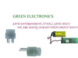 Green Electronics