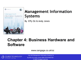 Business hardware and software