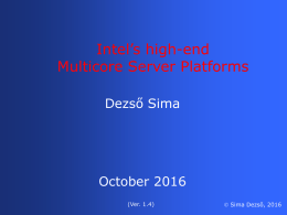 Intel`s high-end multicore 4S platforms