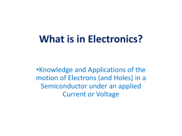 What is Electronics?