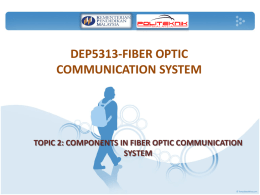 dep5313-fiber optic communication system topic 2