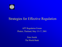 “Strategies for Effective Regulation”.