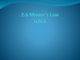 2.6 Moore`s Lawx