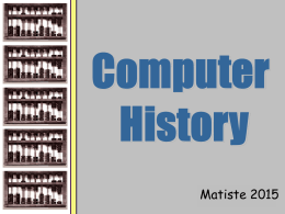 Computer History PPT