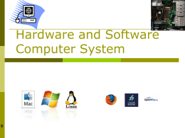 slide 2nd Basic computer hardware and software