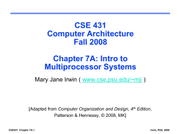 An Example with 10 Processors - Colgate University Computer