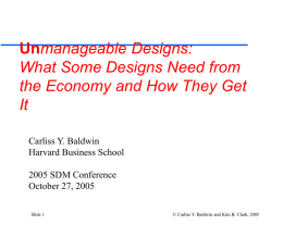 view presentation - MIT SDM – System Design and Management