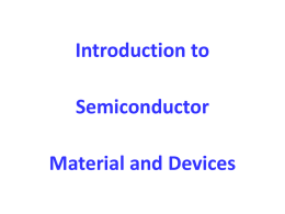 10.Doping of Semiconductors