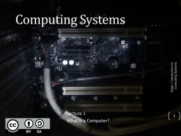 Computing Systems