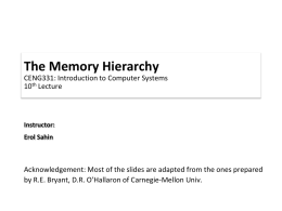 ceng331-memory-hierarchyx