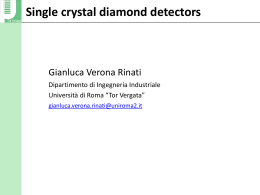 Single crystal diamond detectors
