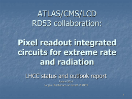 LHCC_status_report_2014x