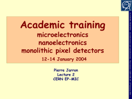 Academic training microelectronics nanoelectronics