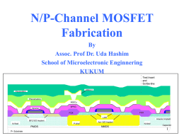 n-channel MOSFET Fabrication