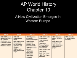 AP World History Chapter 10