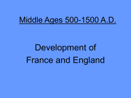 Middle Ages 500