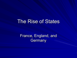 The Rise of States