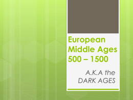 European Middle Ages final version pptx