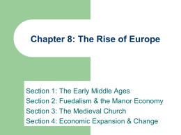 Section 1: The Early Middle Ages