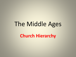 Church Hierarchy