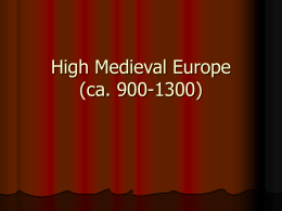 High Medieval Europe