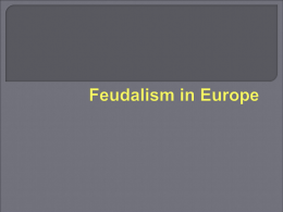 Feudalism In Europe