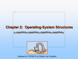 2. OS Structures - FSU Computer Science