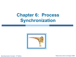 Process Synchronization