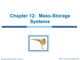 [slides] Mass storage systems