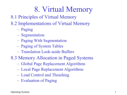 8. Virtual Memory