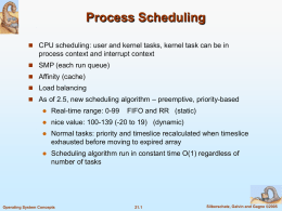 Process Scheduling (Cont.)