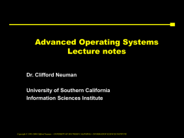 Slide 1 - Global Operating Systems Technology Group