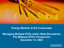 Midwest Market Initiative Presentation