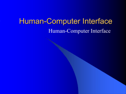 Interfacing with Computer
