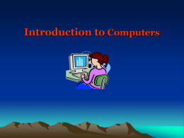 Basics Of Computers