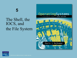 Figure 5.1 The components of a modern operating system.