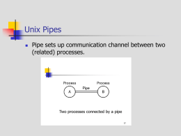 Unix Pipes