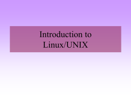 UNIX-intro