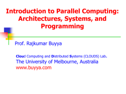 Parallel Computing Overview