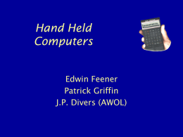 Hand Held Computers