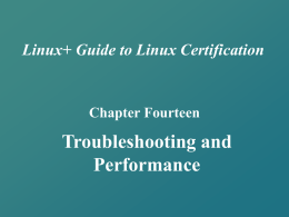 Linux+ Guide to Linux Certification Chapter Fourteen
