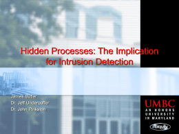 Hidden Processes: The Implication for Intrusion Detection