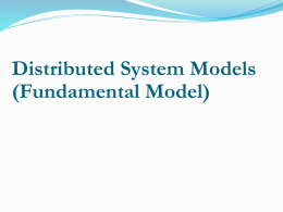 Distributed System Models
