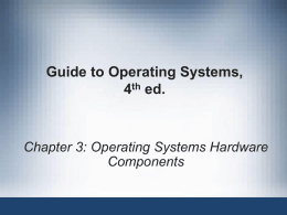 Operating System Hardware Components