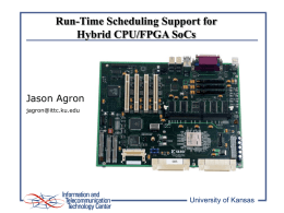 Run-Time Support for Hybrid CPU/FPGA Systems on Chip