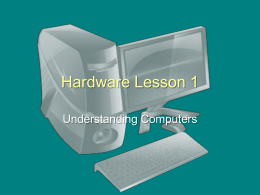 Hardware Lesson 1