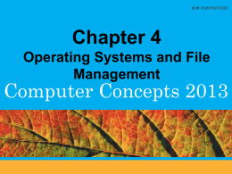 4 Operating System Activities