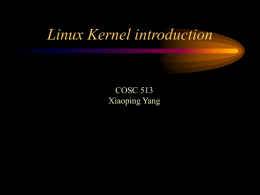 What is the Linux Kernel?