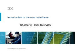 Introduction to the new mainframe
